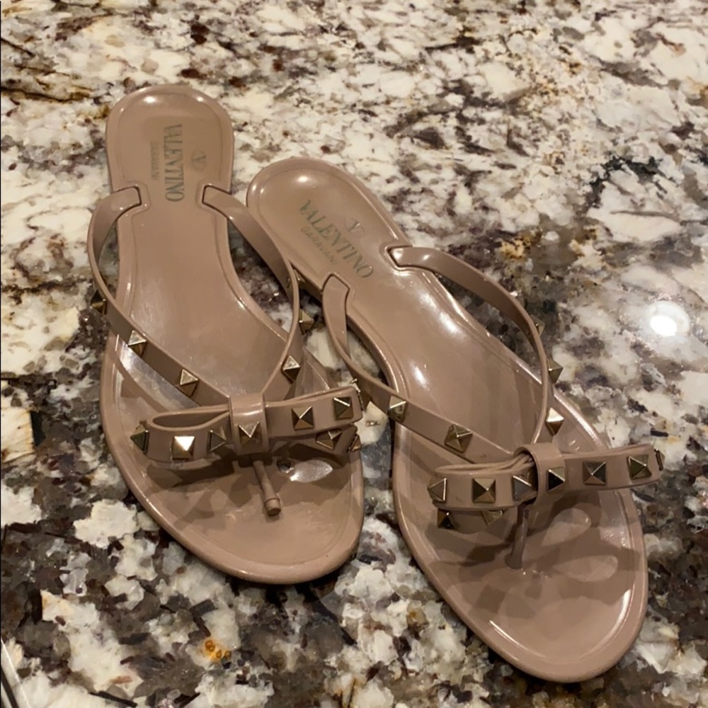 Valentino Rockstud Jelly Thong